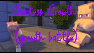 Giantess Growth #13 full video| Minecraft Animation (growth battle)