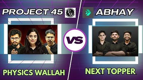 PROJECT 45 Vs ABHAY Batch 🧐🤔 | कौन सा खरीदें ??Class 10th | Honest Review | PW |  Next Topper| CBSE