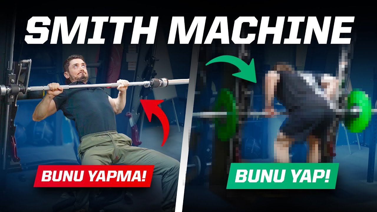 Smith Machine Öyle Kullanılmaz, Böyle Kullanılır! (En İyi Egzersizler!)