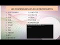 Les commandes que vous devez a tout prix connaitre