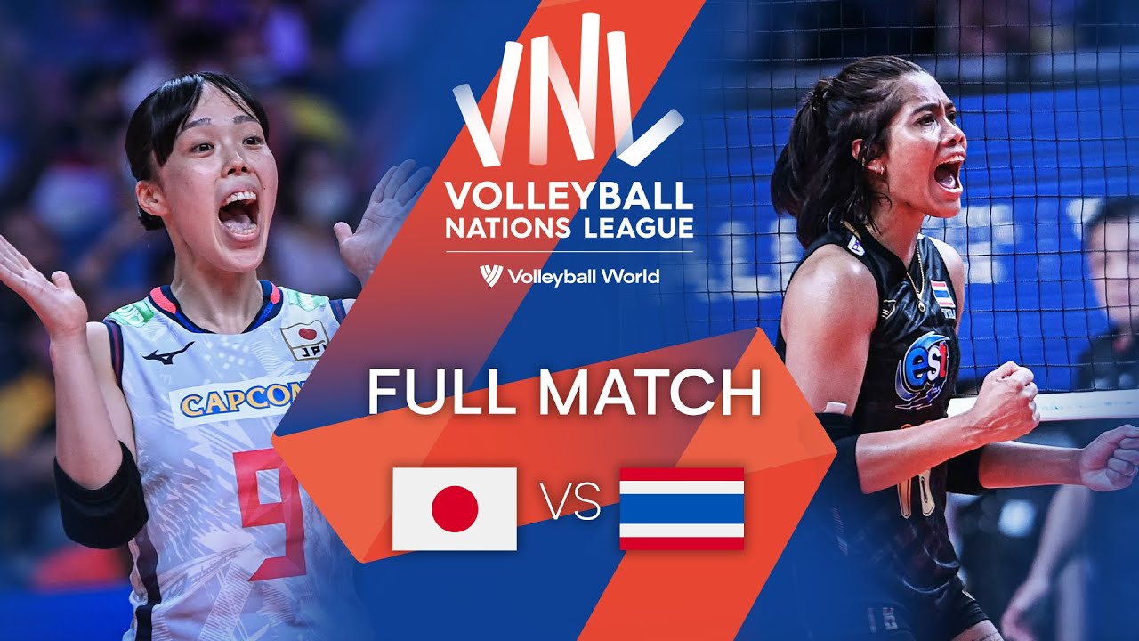 🇯🇵 JPN vs 🇹🇭 THA - Full Match Preliminary Phase Womens VNL 2022