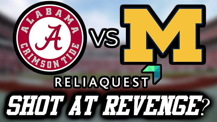 OFFICIAL: Alabama vs Michigan in the ReliaQuest Bowl