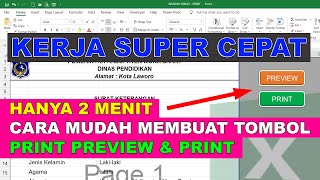 Membuat Tombol Print di Excel