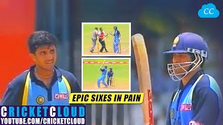 Sachin & Ganguly Hit Unbelievable Sixes in a MustWin Game | Sachin's EPIC Shots in Extreme Pain !!