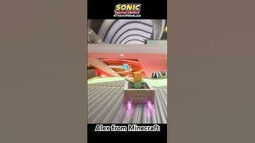 Sonic Racing: CrossWorlds - Alex from Minecraft #minecraft #sonic #sonicracingcrossworlds #shorts