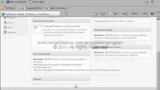 Video Tutorial : Mudah membuat web dengan WordPress : Bagian 5 - Mengenal Dashboard