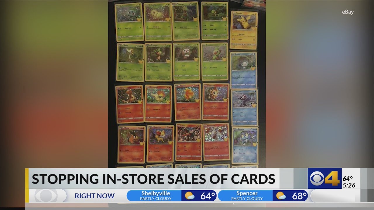 Target to stop selling Pokemon and sports cards in-store