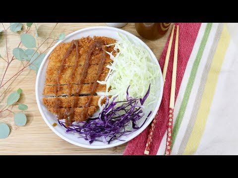 Japanese Tonkatsu Pork หมูทอดทงคัตสึ - Episode 172
