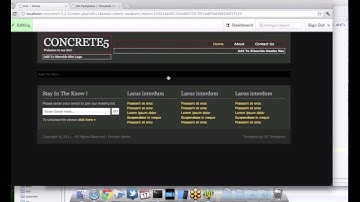 concrete5 - Theme Development Training Part Two