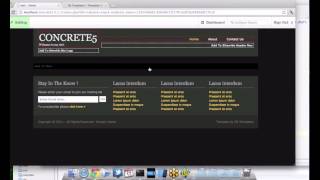 concrete5 - Theme Development Training Part Two