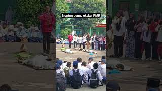 Demo ekskul PMR. Nontonya seruh, tegang, keren. #jualandikantinsekolah