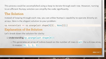 Efficiently Get Indexes of np.arange in a 2D Numpy Array