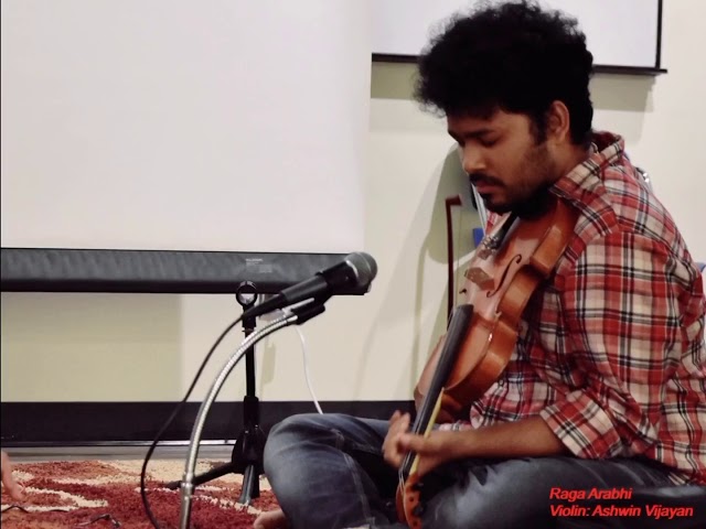 Raga Arabhi | Violin | One Minute class=