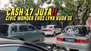 Jual mobil bekas murah❗Cash 17 juta aja nih di showroom rumahan lagi ada Civic escudo evo3 accord