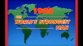 World Strongest Man 1985 From Cascais Portugal