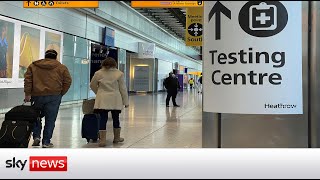 COVID-19: Pre-departure tests return for all UK arrivals