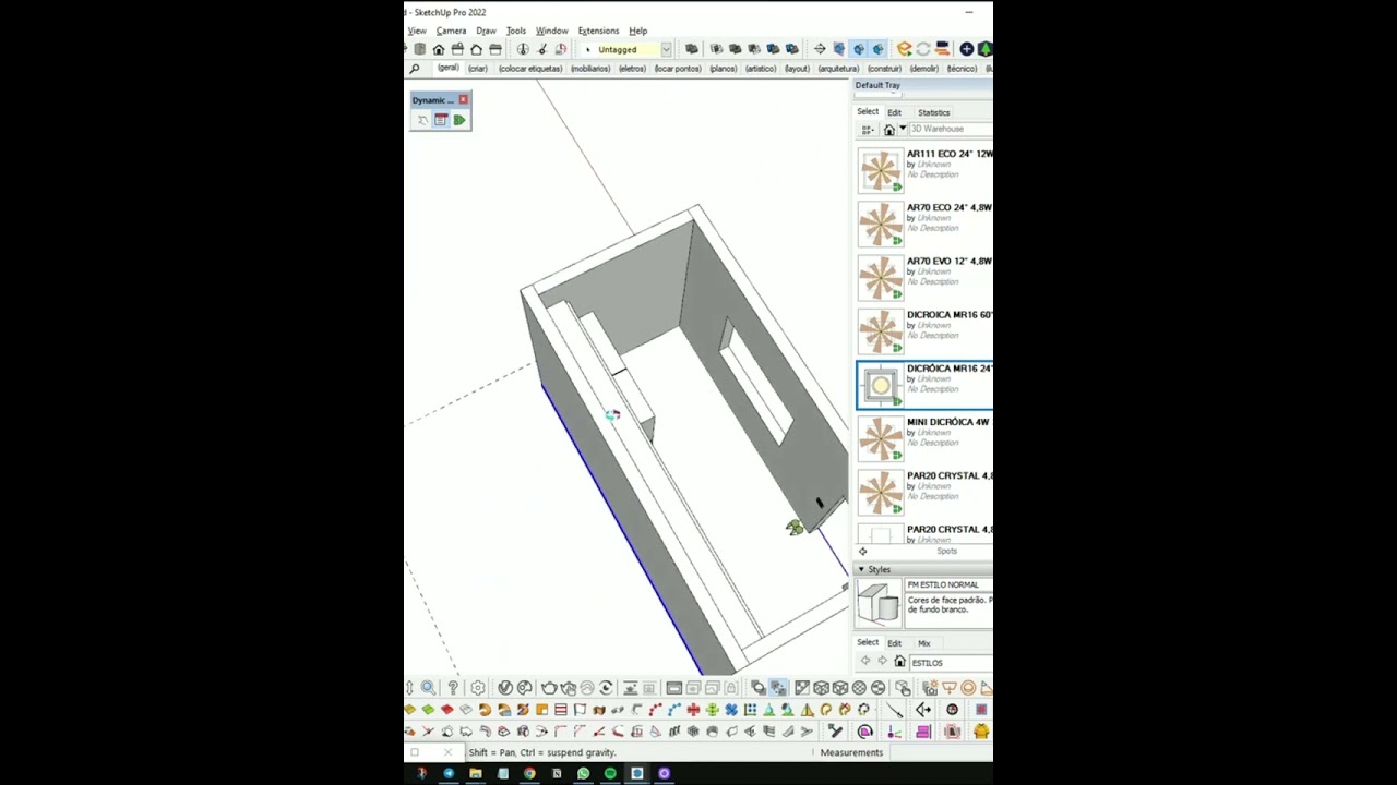 Como usar os blocos dinâmicos de elétrica - Cozinha