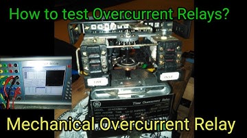 How to test Mechanical Overcurrent Relays??? || Relay Testing Device || General Electric Relay