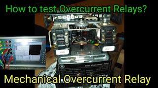 How to test Mechanical Overcurrent Relays || Relay Testing Device || General Electric Relay