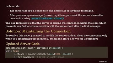 How to Fix Python TCP Socket Connection Loss Issues