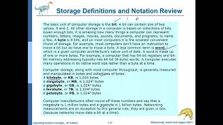 I/O and Memory Structure of Operating Systems