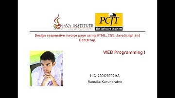 32 | Design responsive invoice page using HTML, CSS, JavaScript and Bootstrap