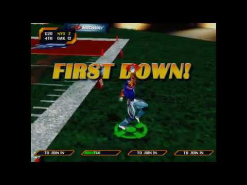 NFL Blitz 2000 Gold (arcade) - Giants vs Raiders 17-15