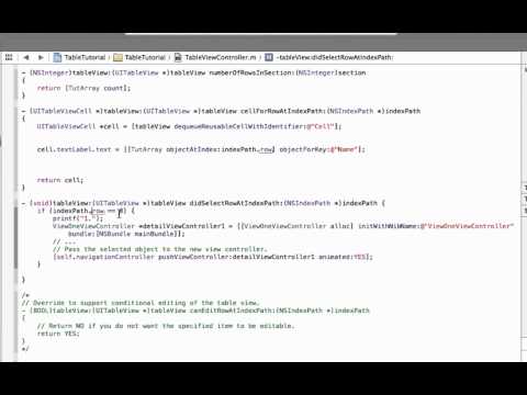 Xcode 5.0 - UITableView + Custom DetailView *german/Tutorial*