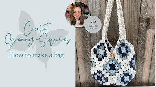 How to Crochet a Granny Square Bag Step-By-Step » Make & Do Crew