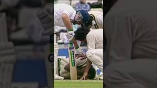 Ouch !!! Ejaz Ahmad Got Knocked Down #cricket