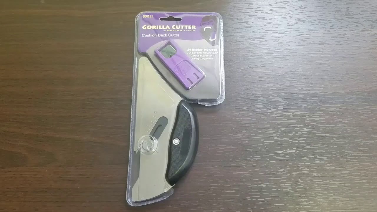 Cushion Back Carpet Cutter by Better Tools YouTube