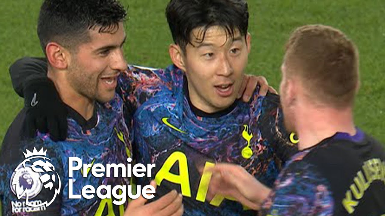 Cristian Romero touches Tottenham into the lead v. Brighton | Premier League | NBC Sports