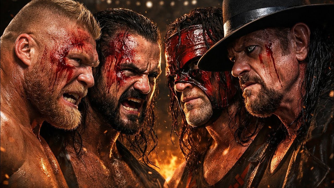 WWE 2K26 Dream Match: Brock Lesnar & Drew McIntyre vs Kane & Undertaker