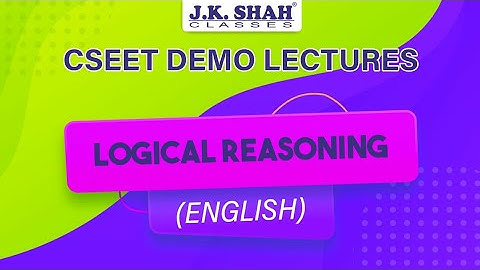 CSEET demo lectures by J. K. Shah classes | Logical Reasoning | Clock | (English)