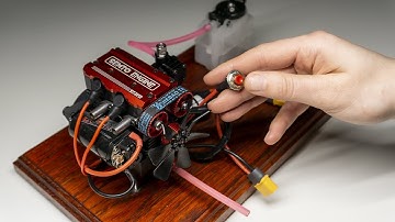 Starting 4 Stroke nitro SEMTO engine from EngineDIY