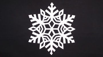 Paper snowflake tutorial! BEAUTIFUL Snowflakes DIY