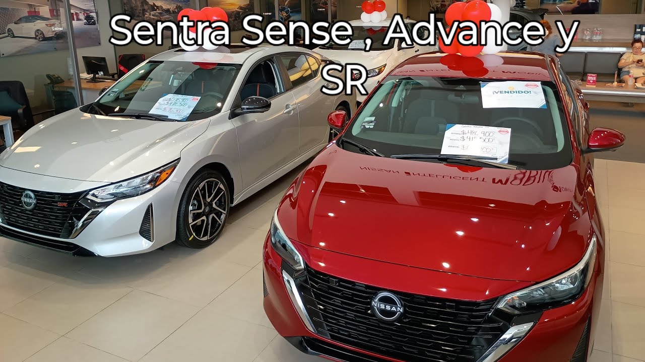 Sentra comparativa Sense Advance y SR