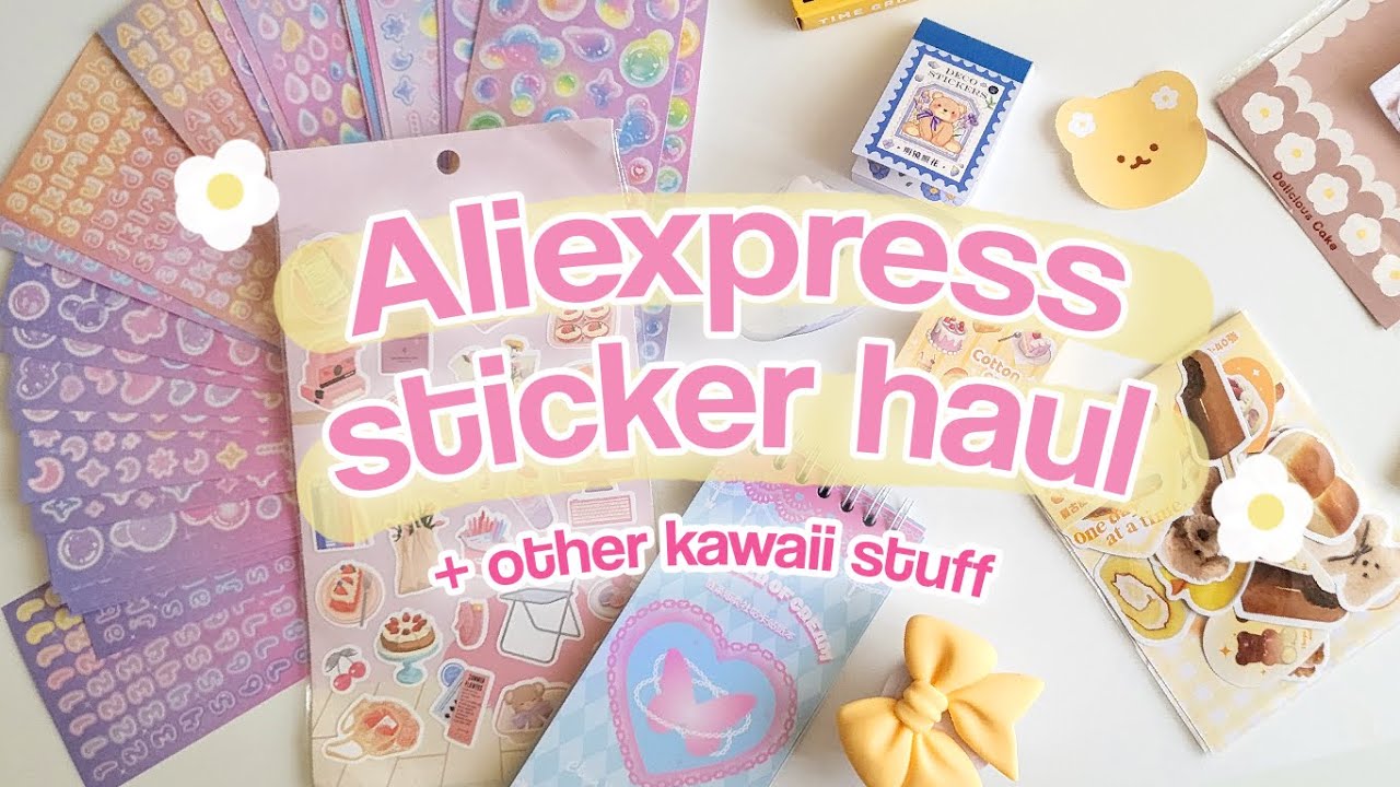 🌸Huge Aliexpress 200+ Stickers Haul 🎀+ Links