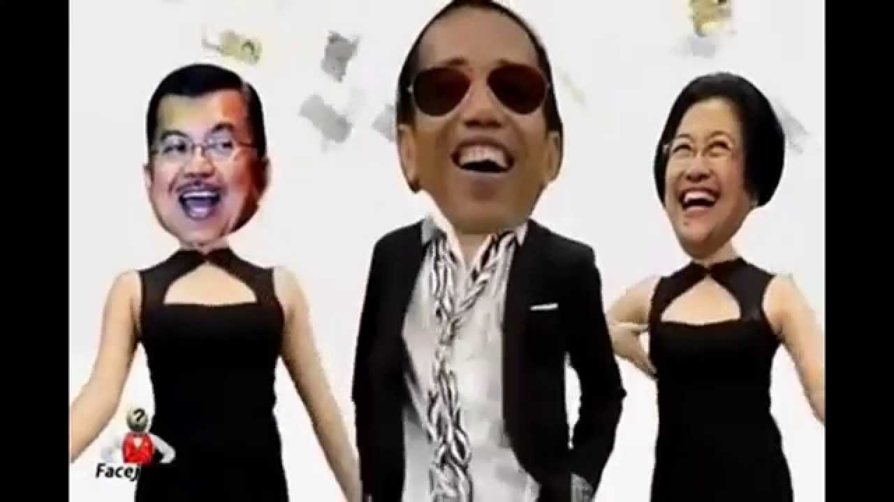 Mantab Video Joget Jokowi Jusuf Kalla Megawati Setelah Menang