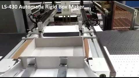 LS-430 Fully automatic rigid box making line.