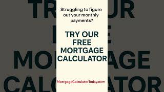 Free Mortgage Calculator – See Your Real Monthly Payments
