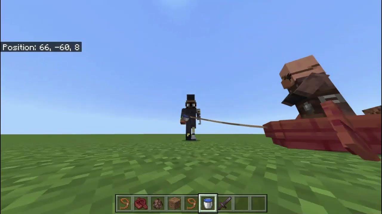 How To Easily Move Villagers Around! MC Bedrock YouTube