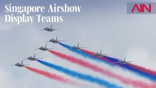 Singapore Airshow Flying Display Team Aerobatic Highlights – AIN by Aviation International News 4,654 views 2 months ago 4 minutes, 58 seconds