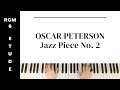Oscar peterson jazz piece no 2 rcm level 6 etude  celebration series 2022