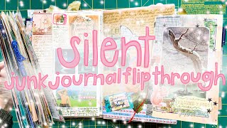 No Talking Completed Junk Journal Flip Through 