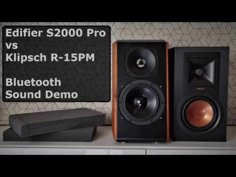 Edifier S2000 Pro vs Klipsch R-15PM  ||  Sound Demo (Bluetooth streaming)