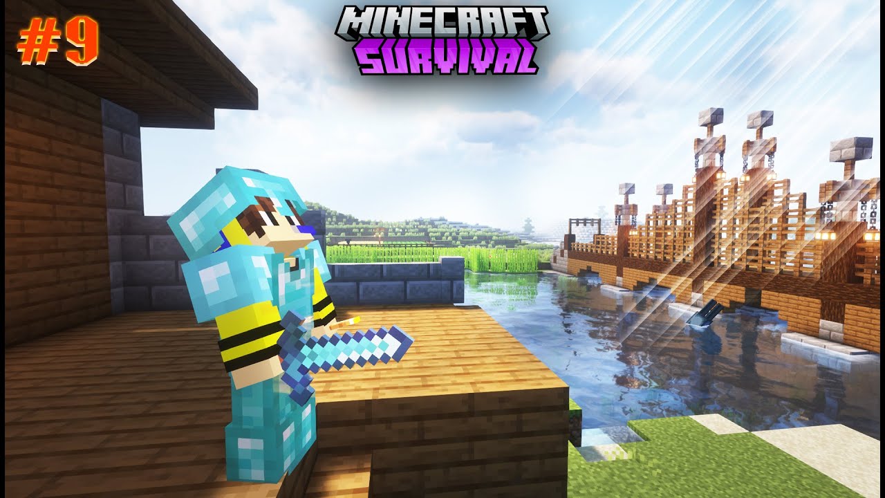 I MADE FULLY ENCHANTED DIAMOND ARMOR  | Minecraft Survival | Ep 9