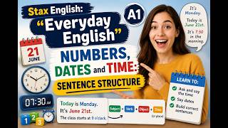 Stax English: Everyday English (A1) *Sentence Structure* - Module 2