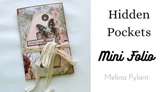 QUICK & EASY HIDDEN POCKETS MINI FOLIO USING 12X12 PAPER | TUTORIAL | GREAT FOR SNAIL MAIL! Net Worth