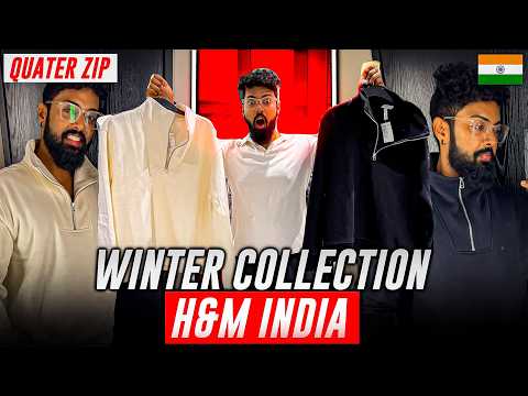 H&m Latest Winter Collection Black Friday Sale 2024  | Best Quarter Zip Sweatshirts & Hoodies